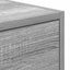 tv-bord 80x31x25,5 cm konstrueret træ grå sonoma-eg
