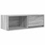 tv-borde 2 stk. 80x31x25,5 cm konstrueret træ grå sonoma-eg