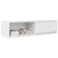 tv-borde 2 stk. 100x31x25,5 cm konstrueret træ hvid