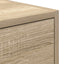 tv-borde 2 stk. 100x31x25,5 cm konstrueret træ sonoma-eg