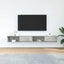 tv-borde 2 stk. 100x31x25,5 cm konstrueret træ betongrå