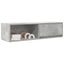 tv-borde 2 stk. 100x31x25,5 cm konstrueret træ betongrå