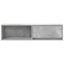 tv-borde 2 stk. 100x31x25,5 cm konstrueret træ betongrå
