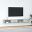 tv-borde 2 stk. 100x31x25,5 cm konstrueret træ betongrå
