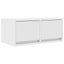 tv-bord 60x31x25,5 cm konstrueret træ hvid