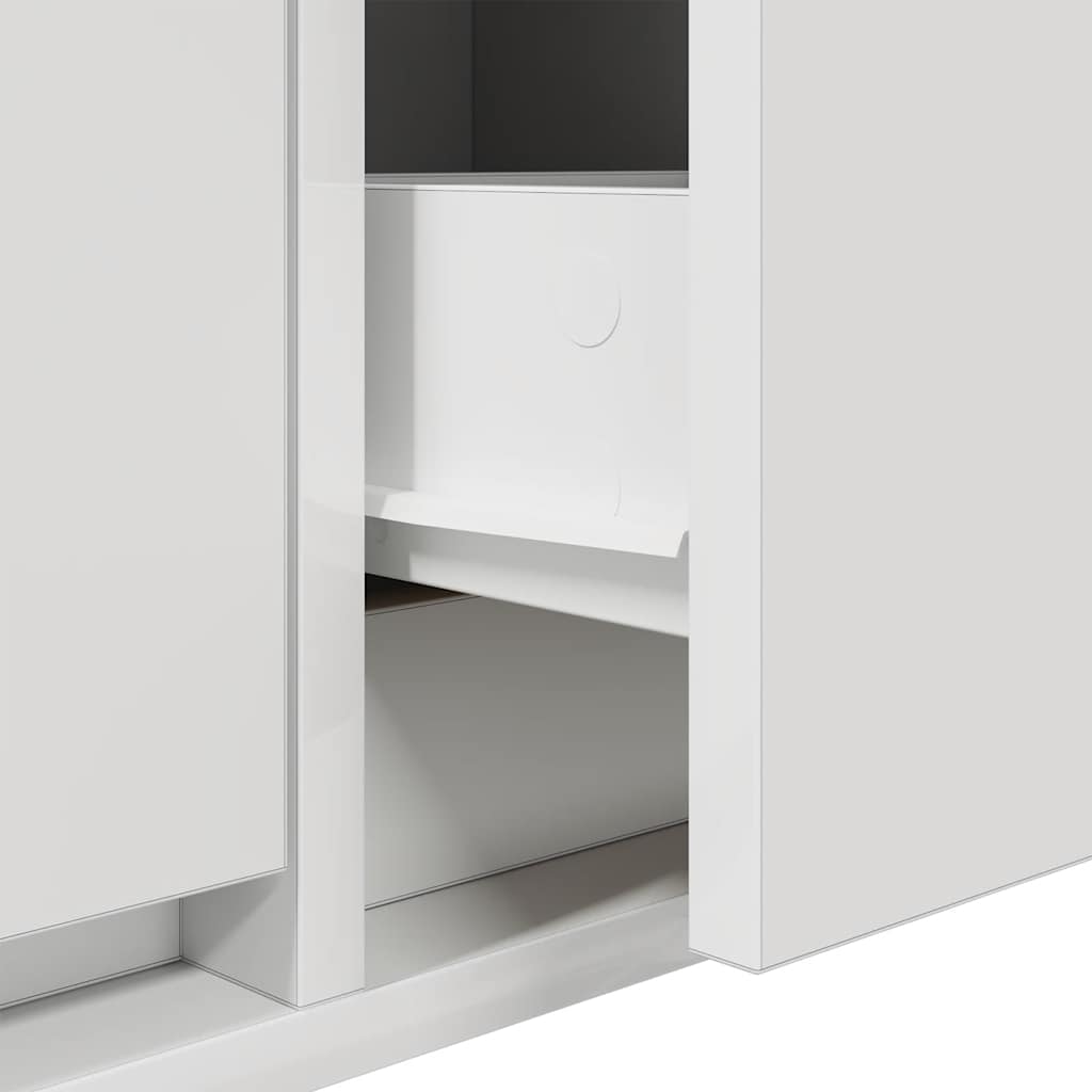 tv-bord 60x31x25,5 cm konstrueret træ hvid