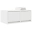 tv-bord 60x31x25,5 cm konstrueret træ hvid