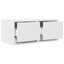 tv-bord 60x31x25,5 cm konstrueret træ hvid