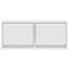 tv-bord 60x31x25,5 cm konstrueret træ hvid