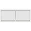 tv-borde 2 stk. 60x31x25,5 cm konstrueret træ hvid