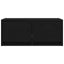 tv-bord 60x31x25,5 cm konstrueret træ sort egetræsfarve