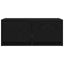 tv-borde 2 stk. 60x31x25,5 cm konstrueret træ sort egetræsfarve