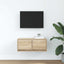 tv-bord 60x31x25,5 cm konstrueret træ sonoma-eg