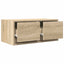 tv-bord 60x31x25,5 cm konstrueret træ sonoma-eg