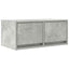 tv-borde 2 stk. 60x31x25,5 cm konstrueret træ betongrå