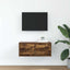 tv-bord 60x31x25,5 cm konstrueret træ røget egetræsfarve