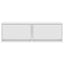 tv-borde 2 stk. 80x31x25,5 cm konstrueret træ hvid