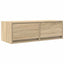 tv-borde 2 stk. 80x31x25,5 cm konstrueret træ sonoma-eg