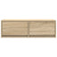 tv-borde 2 stk. 80x31x25,5 cm konstrueret træ sonoma-eg