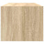 tv-borde 2 stk. 80x31x25,5 cm konstrueret træ sonoma-eg