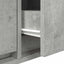 tv-borde 2 stk. 80x31x25,5 cm konstrueret træ betongrå