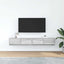 tv-borde 2 stk. 80x31x25,5 cm konstrueret træ grå sonoma-eg