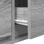 tv-borde 2 stk. 80x31x25,5 cm konstrueret træ grå sonoma-eg