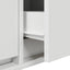 TV-skab med skuffe Hvid 100 x 31 x 25,5 cm Konstrueret træ