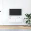 TV-skab med skuffe Hvid 100 x 31 x 25,5 cm Konstrueret træ