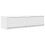 TV-skab med skuffe Hvid 100 x 31 x 25,5 cm Konstrueret træ