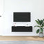 TV-skab med skuffe Sort eg 100 x 31 x 25,5 cm Konstrueret træ