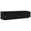 TV-skab med skuffe Sort eg 100 x 31 x 25,5 cm Konstrueret træ