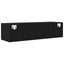 TV-skab med skuffe Sort eg 100 x 31 x 25,5 cm Konstrueret træ
