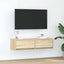 TV-skab med skuffe Sonoma-eg 100 x 31 x 25,5 cm Konstrueret træ