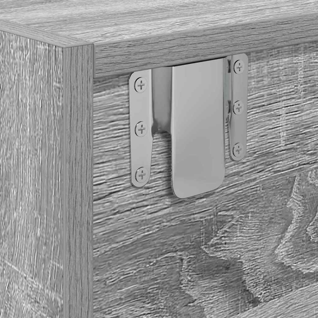 TV-skab Grå sonoma-eg 100 x 31 x 25,5 cm Konstrueret træ