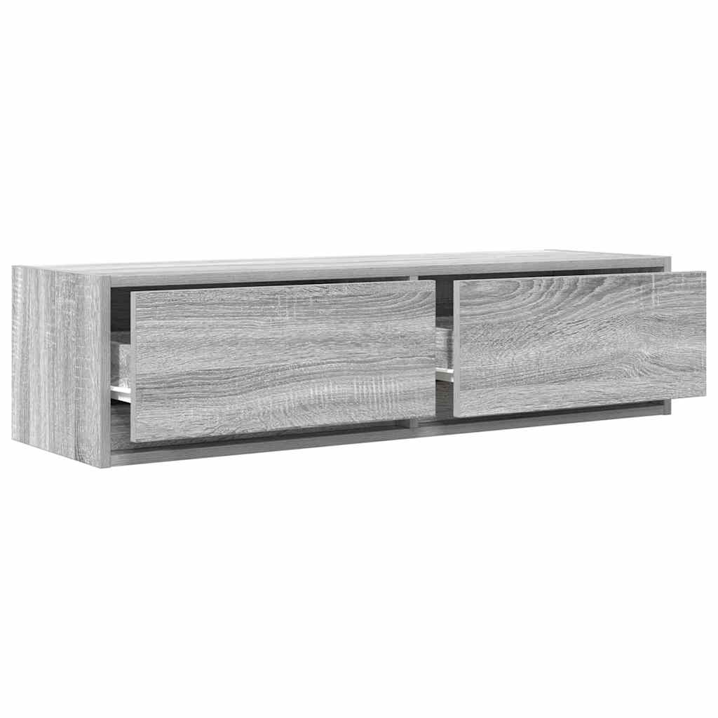 TV-skab Grå sonoma-eg 100 x 31 x 25,5 cm Konstrueret træ