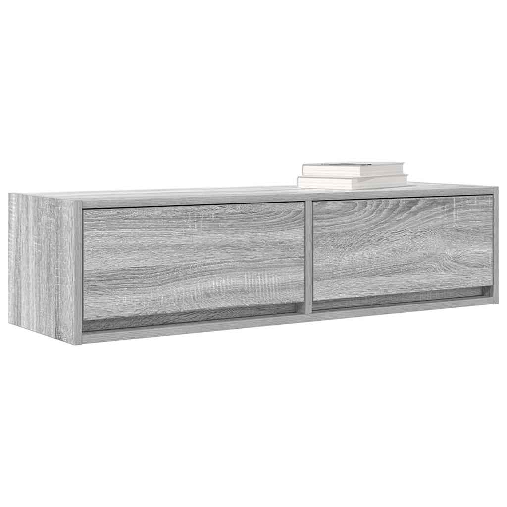 TV-skab Grå sonoma-eg 100 x 31 x 25,5 cm Konstrueret træ