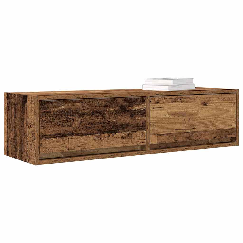 TV-skab Gammelt træ 100 x 31 x 25,5 cm Konstrueret træ