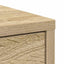 skænk med skuffe 80x34x76 cm konstrueret træ sonoma-eg