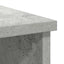 skænk med skuffe 101x35x76 cm konstrueret træ betongrå