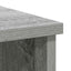 skænk med skuffe 101x35x76 cm konstrueret træ grå sonoma-eg