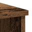 skænk med skuffe 101x35x76 cm konstrueret træ antikt træ