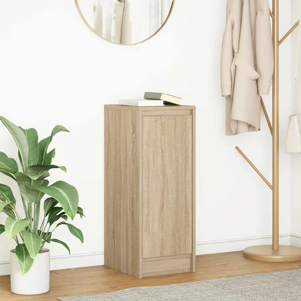 skænk 29,5x34x76 cm konstrueret træ sonoma-eg