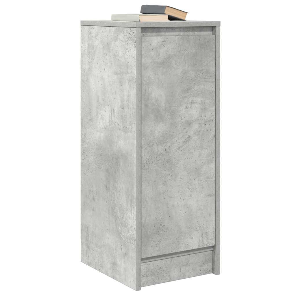 skænk 29,5x34x76 cm konstrueret træ betongrå