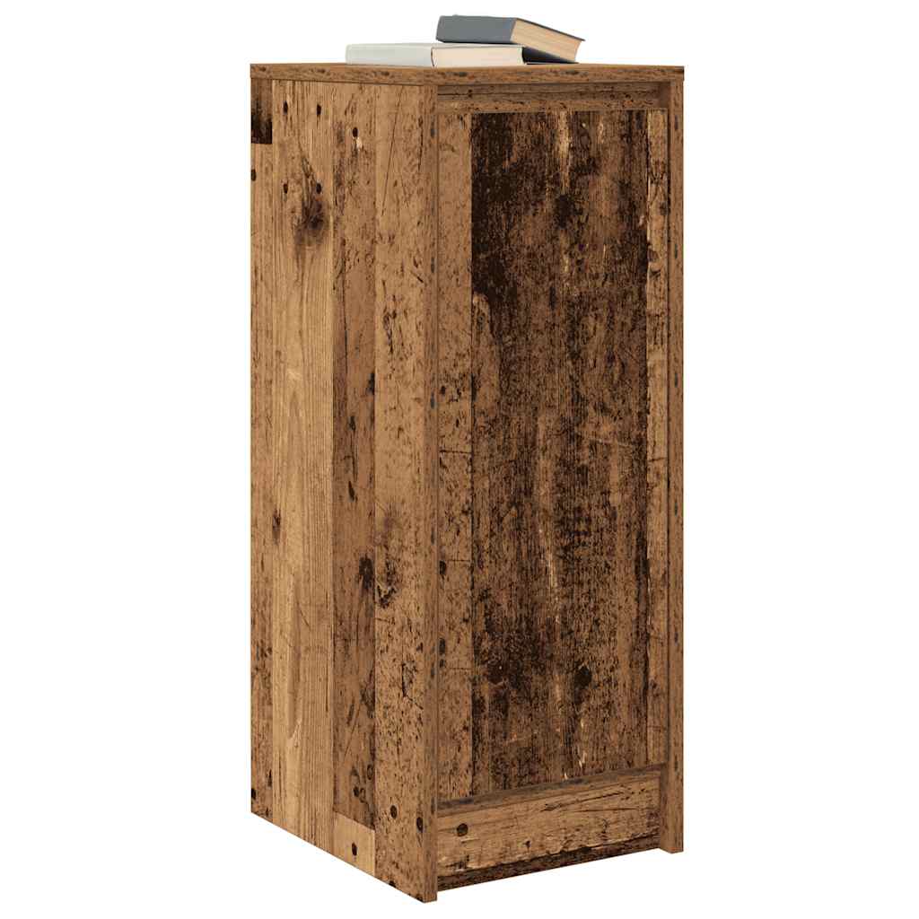 skænk 29,5x34x76 cm konstrueret træ antikt trælook