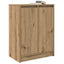 skænk 57x34x76 cm konstrueret træ kunsteg