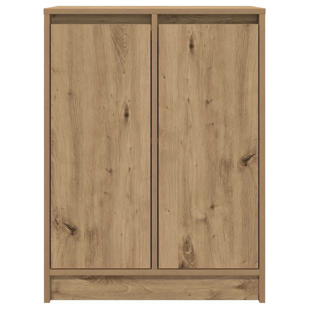 skænk 57x34x76 cm konstrueret træ kunsteg