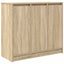 skænk 85x34x76 cm konstrueret træ sonoma-eg