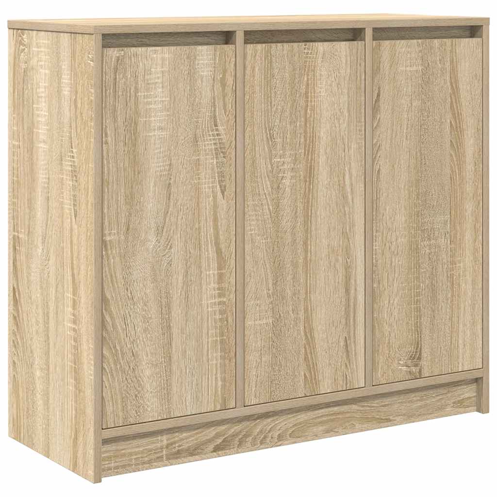 skænk 85x34x76 cm konstrueret træ sonoma-eg