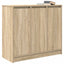 skænk 85x34x76 cm konstrueret træ sonoma-eg